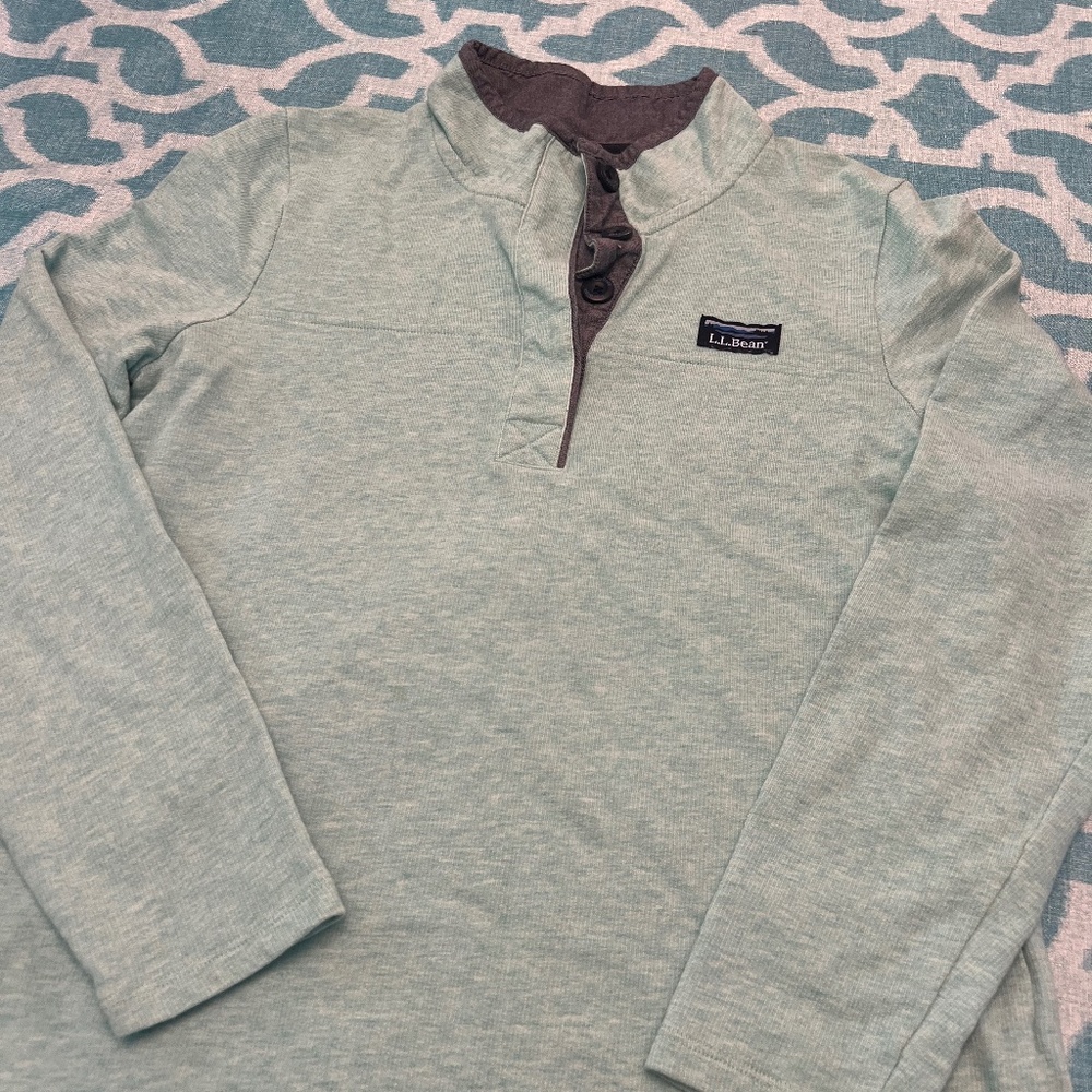 LL Bean Collared Pull Over